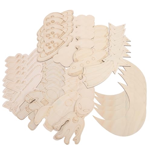 CORHAD 45 Stück Teiliges Holzscheiben Weltraummotiven Unbehandelte Holzstücke für DIY Kreativität Stabile Holzspäne mit Glatten Kanten zum Bemalen und Individuellen Dekorieren CORHAD 45 Stück Teiliges Holzscheiben Weltraummotiven Unbehandelte Holzstücke für DIY Kreativität Stabile Holzspäne mit Glatten Kanten zum Bemalen und Individuellen Dekorieren von CORHAD