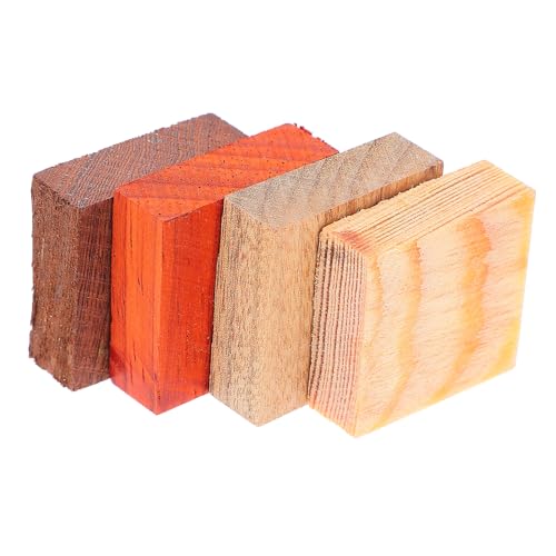 CORHAD 4pcs Unvollendete Holzringe Für DIY -bastelholzstücke Für Holzprojekte Und Schmuck, Die Naturholzlücken Für Den Kreativen Gebrauch Machen von CORHAD