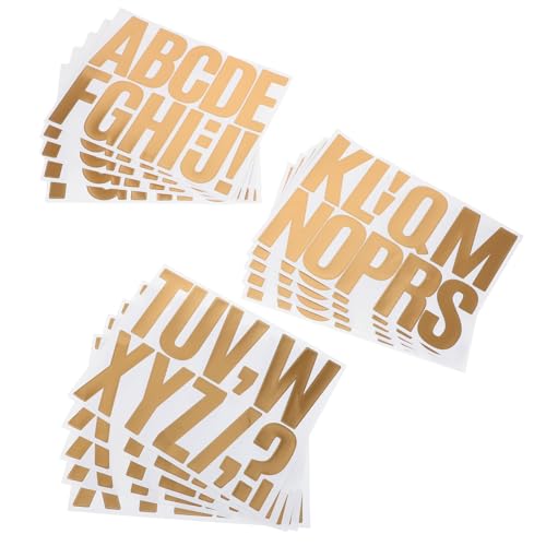 CORHAD 5 Sets Große Buchstabenaufkleber: Scrapbook-zubehör – Alphabet-aufkleber Aus Papier – Buchstaben Für Briefkästen, Schule, Büro, Diy-projekte CORHAD 5 Sets Große Buchstabenaufkleber: Scrapbook-zubehör – Alphabet-aufkleber Aus Papier – Buchstaben Für Briefkästen, Schule, Büro, Diy-projekte von CORHAD