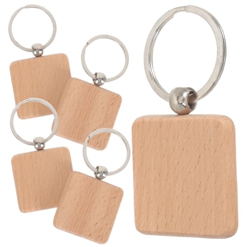 CORHAD 5 Stück Teiliges Quadratische Blanko Holz Schlüsselanhänger zum Selbstgestalten Leichte Langlebige Holzrohlinge für Gravur Basteln Geschenke Personalisierbar Rustikaler Stil CORHAD 5 Stück Teiliges Quadratische Blanko Holz Schlüsselanhänger zum Selbstgestalten Leichte Langlebige Holzrohlinge für Gravur Basteln Geschenke Personalisierbar Rustikaler Stil von CORHAD