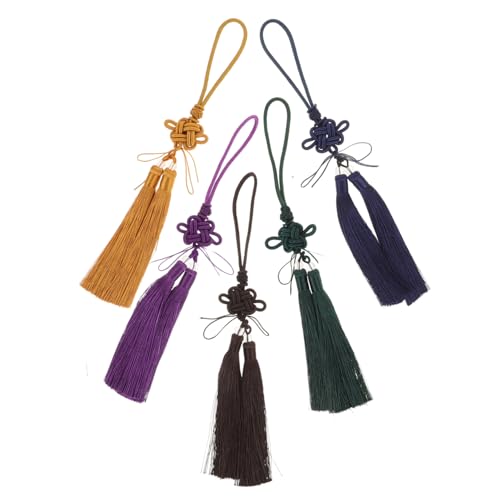 CORHAD 5 Stück Teiliges Quasten Chinesische Martial Arts Tassel Anhänger DIY Schmuck Zubehör Stabile Verarbeitung Farblich Gemischte Seidenbänder für Kampfsport und Dekoration CORHAD 5 Stück Teiliges Quasten Chinesische Martial Arts Tassel Anhänger DIY Schmuck Zubehör Stabile Verarbeitung Farblich Gemischte Seidenbänder für Kampfsport und Dekoration von CORHAD