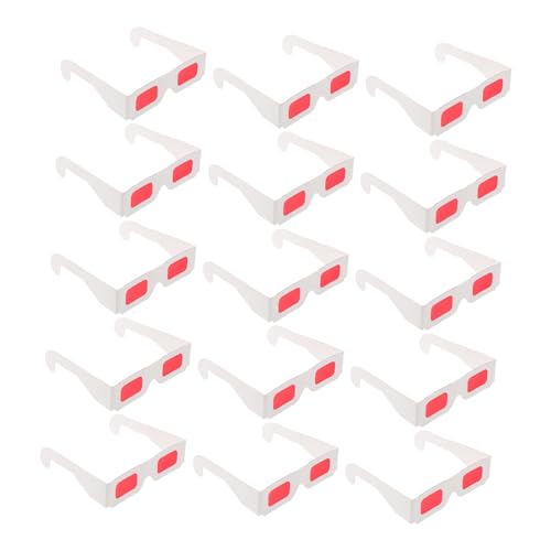 CORHAD Valentinstag 50 Stück Rote 3D-Brillen Aus Papier Für Kinder Bequem Und Modisch Partygeschenke Für Filme CORHAD Valentinstag 50 Stück Rote 3D-Brillen Aus Papier Für Kinder Bequem Und Modisch Partygeschenke Für Filme von CORHAD