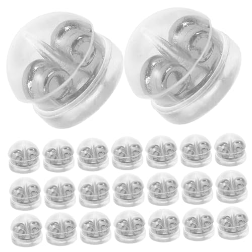 CORHAD 50 Stück Kleine Silikon Ohrstecker Verschlüsse für Ohrstecker Hypoallergene Ohrring Stopper für DIY Schmuckherstellung und Sicheren Halt Transparent und Langlebig CORHAD 50 Stück Kleine Silikon Ohrstecker Verschlüsse für Ohrstecker Hypoallergene Ohrring Stopper für DIY Schmuckherstellung und Sicheren Halt Transparent und Langlebig von CORHAD