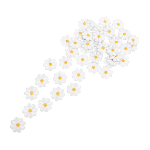 CORHAD 50 Stück Kleine Weiße Bestickte Blumenapplikationen zum Aufnähen Kompakte Blütenmotive für Kleidung Jacken DIY Textildesign Elegante Stoffflicken CORHAD 50 Stück Kleine Weiße Bestickte Blumenapplikationen zum Aufnähen Kompakte Blütenmotive für Kleidung Jacken DIY Textildesign Elegante Stoffflicken von CORHAD