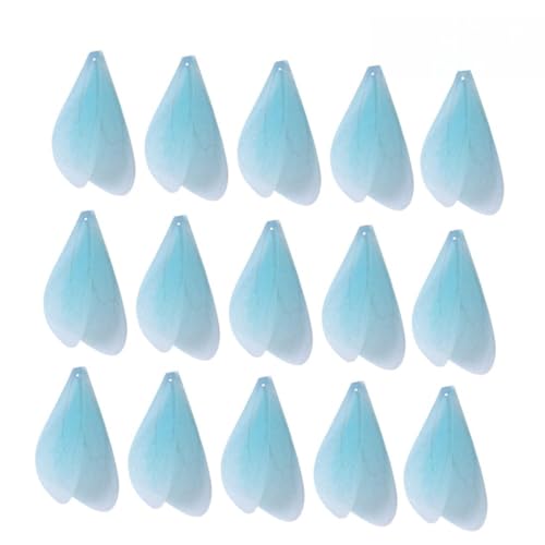 CORHAD 50 Stück Künstliche Libellenflügel Dekorationen Handgefertigte Ohrring Zubehör Leichte Hellblaue DIY Flügelanhänger für Schmuckherstellung und Bastelprojekte CORHAD 50 Stück Künstliche Libellenflügel Dekorationen Handgefertigte Ohrring Zubehör Leichte Hellblaue DIY Flügelanhänger für Schmuckherstellung und Bastelprojekte von CORHAD