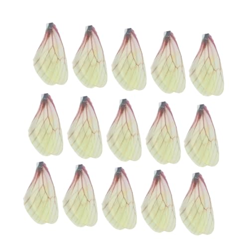 CORHAD 50 Stück Teiliges Künstliche Libellenflügel Dekor Handgefertigte DIY Ohrringanhänger aus Strapazierfähigem Material Gelbe Flügel für Schmuckherstellung Broschen und Bastelprojekte CORHAD 50 Stück Teiliges Künstliche Libellenflügel Dekor Handgefertigte DIY Ohrringanhänger aus Strapazierfähigem Material Gelbe Flügel für Schmuckherstellung Broschen und Bastelprojekte von CORHAD