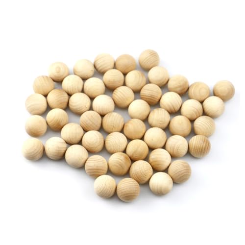 CORHAD 50 Stück Teiliges Natürliche Hochwertige Buchenholzperlen Runde DIY Holzperlen Robuste Unbehandelte Holzkugeln für Kreative Bastelprojekte und Wohnraumdekoration CORHAD 50 Stück Teiliges Natürliche Hochwertige Buchenholzperlen Runde DIY Holzperlen Robuste Unbehandelte Holzkugeln für Kreative Bastelprojekte und Wohnraumdekoration von CORHAD