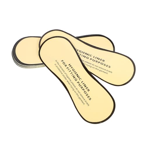 CORHAD 50 Stück Warnaufkleber Für Badeanzug Schritt Dessous Einlage Schwimmaufkleber Badeanzug Hygieneaufkleber Durchsichtige Schutzaufkleber Für Dessous Schwarzes Pvc von CORHAD