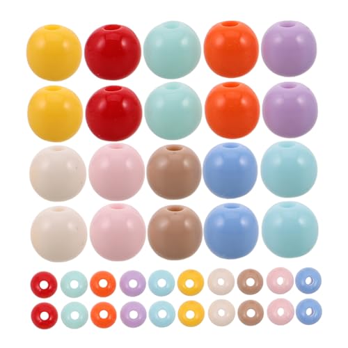 CORHAD 500 Stück Pastellfarbene Acrylperlen Große Rund Schmuckperlen Bunte Spacer Charms für DIY Armbänder Halsketten Telefonketten Handwerkszubehör CORHAD 500 Stück Pastellfarbene Acrylperlen Große Rund Schmuckperlen Bunte Spacer Charms für DIY Armbänder Halsketten Telefonketten Handwerkszubehör von CORHAD