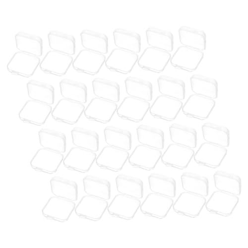 CORHAD 50Stücke Aufbewahrungsbehälter Durchsichtige Schmuck Organizer Box Für Ohrringe Ringe Und Perlen Für Reisen Und Sortierung Langlebig Und Platzsparend von CORHAD