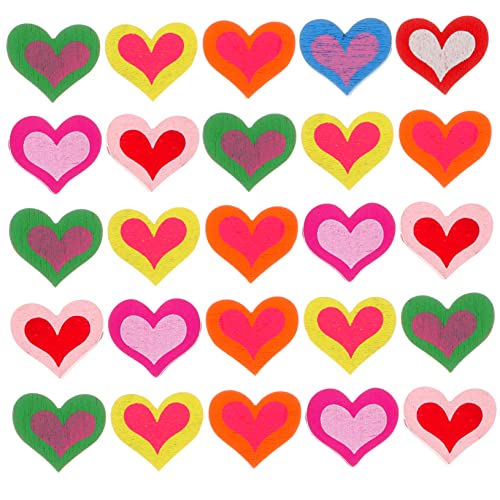 CORHAD 50Stücke Herzform Holzperlen für DIY Schmuck Valentinstag Bastelmaterial Lose Perlen für Armbänder und Ketten für Kreative Projekte und CORHAD 50Stücke Herzform Holzperlen für DIY Schmuck Valentinstag Bastelmaterial Lose Perlen für Armbänder und Ketten für Kreative Projekte und von CORHAD