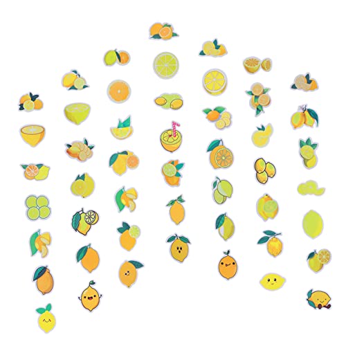 CORHAD 50blätter Lemon Aufkleber Set Lustige Zitronen Aufkleber Für Koffer Laptop Wasserflaschen Und Kreative Selbstklebende Deko-Sticker Für Mädchen Und Erwachsene CORHAD 50blätter Lemon Aufkleber Set Lustige Zitronen Aufkleber Für Koffer Laptop Wasserflaschen Und Kreative Selbstklebende Deko-Sticker Für Mädchen Und Erwachsene von CORHAD