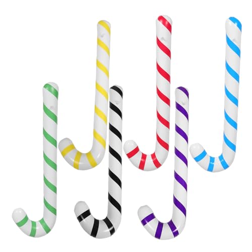 CORHAD 6 Stück Aufblasbare Weihnachts Zuckerstangen Dekorationen Bunte Candy Cane Luftballons als Party Deko für Weihnachten Geburtstag Hochzeit und Vielseitige Festliche Anlässe CORHAD 6 Stück Aufblasbare Weihnachts Zuckerstangen Dekorationen Bunte Candy Cane Luftballons als Party Deko für Weihnachten Geburtstag Hochzeit und Vielseitige Festliche Anlässe von CORHAD