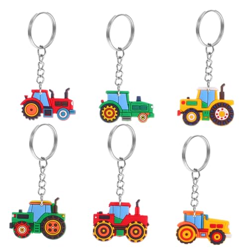 CORHAD 6 Stück Niedliche Bauhof Fahrzeug Schlüsselanhänger Baufahrzeug Anhänger Kinderparty Geschenke Preise für Jungen Mädchen Classroom Belohnungen CORHAD 6 Stück Niedliche Bauhof Fahrzeug Schlüsselanhänger Baufahrzeug Anhänger Kinderparty Geschenke Preise für Jungen Mädchen Classroom Belohnungen von CORHAD