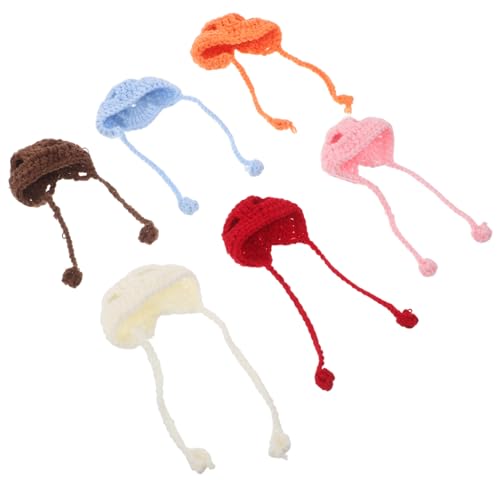 CORHAD 6 Stück Puppenstrickhut Bastelmützen für Weihnachten Mini-Wollmützen Mini-Hutverzierung Puppenhut Strickmützen basteln dekorative Minihüte Kostümzubehör Garn CORHAD 6 Stück Puppenstrickhut Bastelmützen für Weihnachten Mini-Wollmützen Mini-Hutverzierung Puppenhut Strickmützen basteln dekorative Minihüte Kostümzubehör Garn von CORHAD