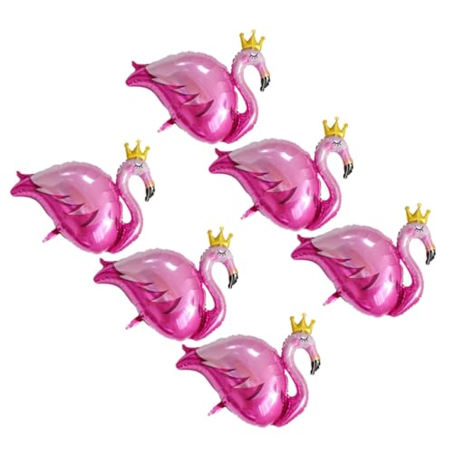 CORHAD 6 Stück Teiliges Aluminium Folienballon Flamingo Wiederverwendbare Hawaii Party Dekoration Luftdichte Geburtstags und Festballons in Leuchtendem Langlebig und Sicher für Innen und CORHAD 6 Stück Teiliges Aluminium Folienballon Flamingo Wiederverwendbare Hawaii Party Dekoration Luftdichte Geburtstags und Festballons in Leuchtendem Langlebig und Sicher für Innen und von CORHAD