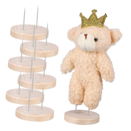 CORHAD 6 Stück Teiliges Holzsockel Puppenständer Stabile Basis für Kleine Häkelpuppen Nadelfilz Handwerkszubehör Minimalistischer Displayhalter für Handgemachte Puppen CORHAD 6 Stück Teiliges Holzsockel Puppenständer Stabile Basis für Kleine Häkelpuppen Nadelfilz Handwerkszubehör Minimalistischer Displayhalter für Handgemachte Puppen von CORHAD