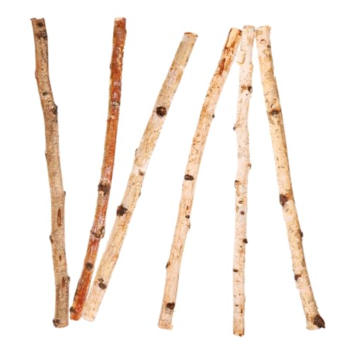 CORHAD 6 Stück Teiliges Naturholz Bastelset Lange DIY Holzstäbe Robuste Äste Zweige für Handwerk Blumenarrangements und Festivaldekoration von CORHAD