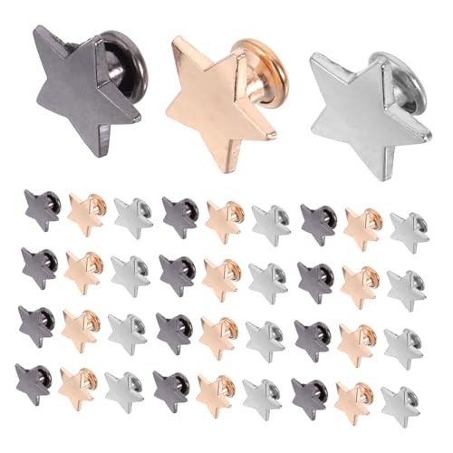 CORHAD 60 Sets Sternnieten Metallnieten Punk-stil Dekorative Spikes Fünfzackige Sternniete Für Schuhe Gürtel Und Kappen Bekleidungszubehör CORHAD 60 Sets Sternnieten Metallnieten Punk-stil Dekorative Spikes Fünfzackige Sternniete Für Schuhe Gürtel Und Kappen Bekleidungszubehör von CORHAD