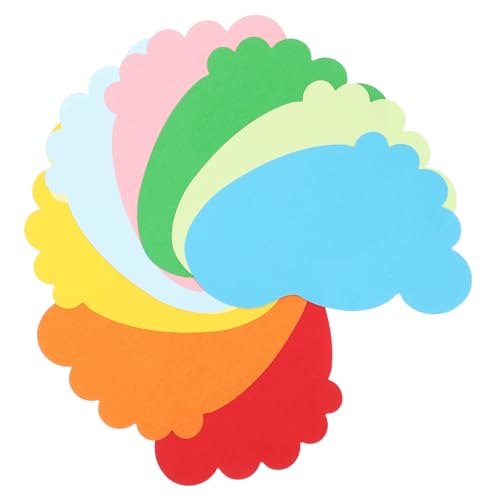 CORHAD 72 Stück Teiliges Buntes Papier bastelset für Dekorative Wand papierausschnitte mit Niedlichen Motiven DIY material für Klassenraum Festivaldekoration Vielseitig für Schlafzimmer von CORHAD