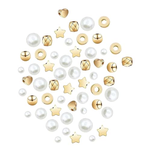 CORHAD 720 Stück Teiliges Perlen Spacer Beads für DIY Schmuckherstellung Kleine Schmuckperlen zum Auffädeln für Armband Charms und Kreative Bastelprojekte von CORHAD