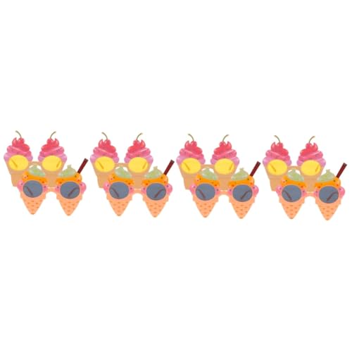 CORHAD 8 Stck. Lustige Hawaii Partybrille Eiscreme Sonnenbrillen Strand Poolparty Requisiten Leicht und Stabil für Sommer Beach Party Fotos CORHAD 8 Stck. Lustige Hawaii Partybrille Eiscreme Sonnenbrillen Strand Poolparty Requisiten Leicht und Stabil für Sommer Beach Party Fotos von CORHAD