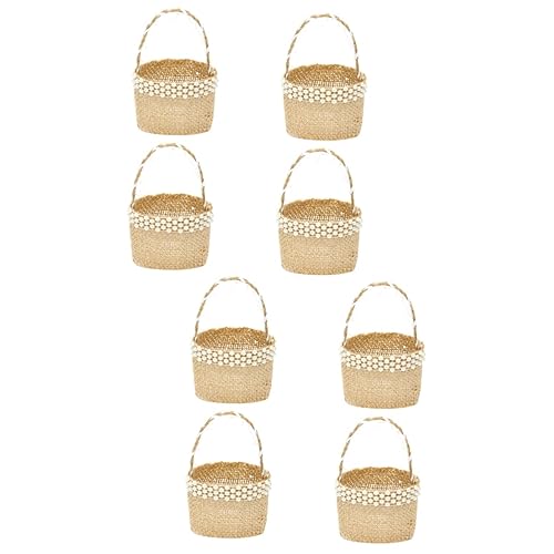 CORHAD 8 Stück Korb Für Hochzeit Canastas Navideñas Kinderkorb Mini Spitzenkorb Strumpffüller Engelsmädchen Hängende Feenkorbtaschen Pflanzenkorb Mädchenkörbe CORHAD 8 Stück Korb Für Hochzeit Canastas Navideñas Kinderkorb Mini Spitzenkorb Strumpffüller Engelsmädchen Hängende Feenkorbtaschen Pflanzenkorb Mädchenkörbe von CORHAD
