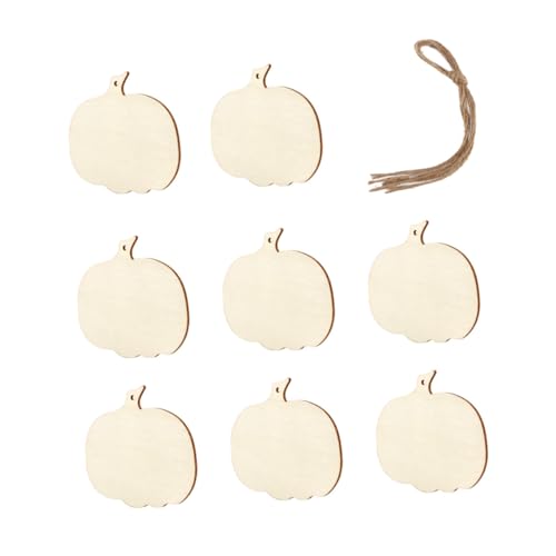 CORHAD 8 Stück Teiliges DIY Holzscheiben in Kürbisform Naturbelassene Unlackierte Holzplättchen zum Basteln Halloween Dekoration Kinderfreundlich zum Bemalen und Gestalten CORHAD 8 Stück Teiliges DIY Holzscheiben in Kürbisform Naturbelassene Unlackierte Holzplättchen zum Basteln Halloween Dekoration Kinderfreundlich zum Bemalen und Gestalten von CORHAD
