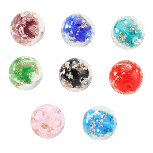 CORHAD 8 Stück Teiliges Leuchtender Glasperlen Bunte Schmuckperlen für DIY Armbänder Halsketten Ohrringe Langlebiges Material Vielseitig für Perlenschmuck Basteln für Erwachsene CORHAD 8 Stück Teiliges Leuchtender Glasperlen Bunte Schmuckperlen für DIY Armbänder Halsketten Ohrringe Langlebiges Material Vielseitig für Perlenschmuck Basteln für Erwachsene von CORHAD