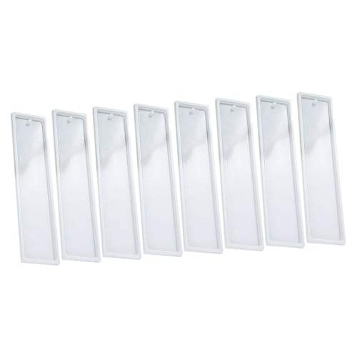 CORHAD 8 Stück Teiliges Silikon Lesezeichen Formen Langlebig und Flexibel mit Integriertem zum Einfädeln von Kette oder Band Geeignet für DIY Epoxidharz Bastelarbeiten und CORHAD 8 Stück Teiliges Silikon Lesezeichen Formen Langlebig und Flexibel mit Integriertem zum Einfädeln von Kette oder Band Geeignet für DIY Epoxidharz Bastelarbeiten und von CORHAD