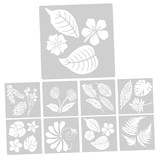 CORHAD 9 Stück Teiliges Wiederverwendbarer Tropischer Baum schablonen aus Flexiblem Pet für Kreative Malerei Wanddekoration Bastelvorlagen für DIY Kunstprojekte und Handwerk CORHAD 9 Stück Teiliges Wiederverwendbarer Tropischer Baum schablonen aus Flexiblem Pet für Kreative Malerei Wanddekoration Bastelvorlagen für DIY Kunstprojekte und Handwerk von CORHAD