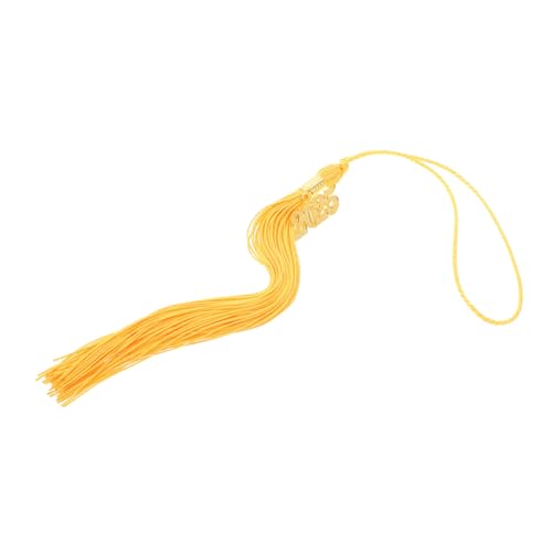 CORHAD Abschlusskappen Quaste Anhänger aus Polyester Stilvolle Goldene DIY Abschluss Dekoration Vielseitiges Erinnerungsstück für Abschlussfeier und Party Einfach Anzubringen und von CORHAD