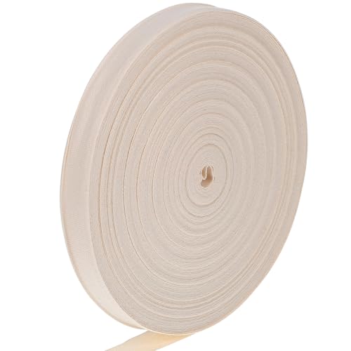 CORHAD Baumwoll Gurtband Ecru Webband für Taschen Kleidung und Basteln Weiches Hautfreundliches Baumwollband Strap Binding Tape für DIY Projekte CORHAD Baumwoll Gurtband Ecru Webband für Taschen Kleidung und Basteln Weiches Hautfreundliches Baumwollband Strap Binding Tape für DIY Projekte von CORHAD