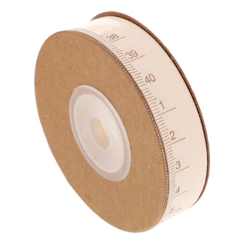 CORHAD Baumwoll geschenkband mit Maßskala Dekoratives Schleifenband für DIY Geschenkverpackung Handgefertigt Weich und Leicht zum Basteln und Scrapbooking von CORHAD