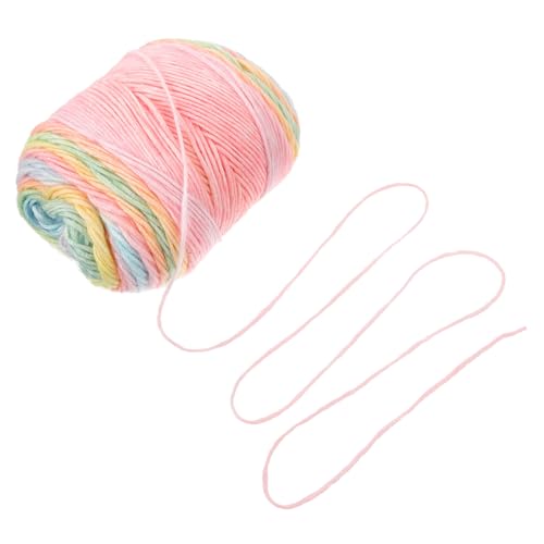 CORHAD Baumwollgarn Farbverlauf Mitteldickes Langlebiges Strickgarn für Kleidung Schals Kinderdecken Weiches Hautfreundliches Garn zum Häkeln und Handstricken Vielseitig für Dekorative von CORHAD