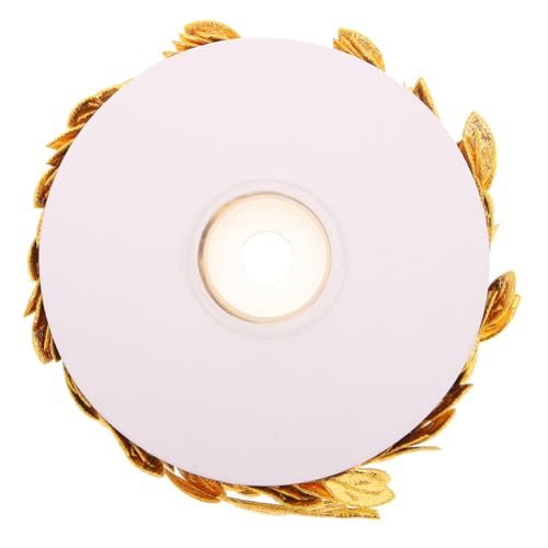 CORHAD Breites Handgefertigtes Geschenkband mit Blattmuster Satinband in Gold für DIY geschenkverpackung Naturmotive Bastelprojekte Valentinstagsdekoration und Partygestaltung CORHAD Breites Handgefertigtes Geschenkband mit Blattmuster Satinband in Gold für DIY geschenkverpackung Naturmotive Bastelprojekte Valentinstagsdekoration und Partygestaltung von CORHAD