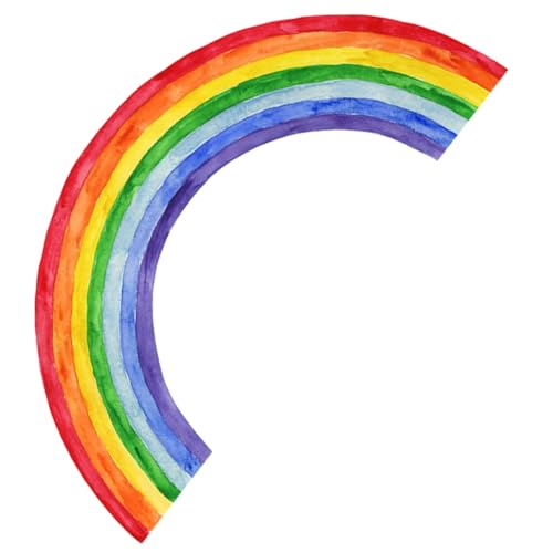 CORHAD Bunte PVC Wandtattoo Regenbogen Kinderzimmer Wandsticker Abnehmbar Selbstklebend Babyzimmer Deko für Spielzimmer Kindergarten Tapete frei von Wandbeschädigung CORHAD Bunte PVC Wandtattoo Regenbogen Kinderzimmer Wandsticker Abnehmbar Selbstklebend Babyzimmer Deko für Spielzimmer Kindergarten Tapete frei von Wandbeschädigung von CORHAD
