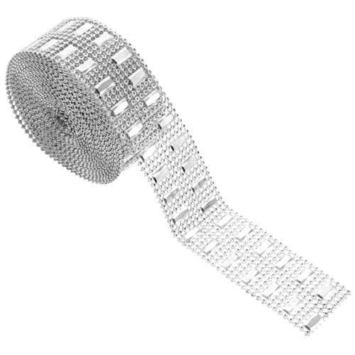 CORHAD Cuttable DIY Strassband Silber Glitzernde Kristall Dekoborte zum Basteln Schmuck Kleidung Schuhe Taschen Verzieren CORHAD Cuttable DIY Strassband Silber Glitzernde Kristall Dekoborte zum Basteln Schmuck Kleidung Schuhe Taschen Verzieren von CORHAD