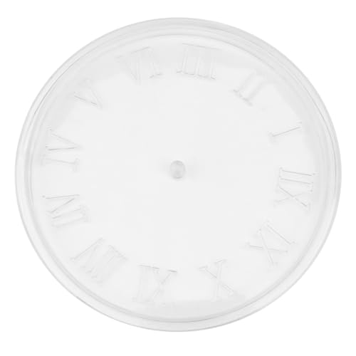 CORHAD DIY Silikonform Wanduhr Römische Ziffern Transparente Uhr Gießform für Kreative Bastelprojekte Vielseitig für Schmuck Seife Schokolade und Kunsthandwerk Praktische Uhr Modellform von CORHAD