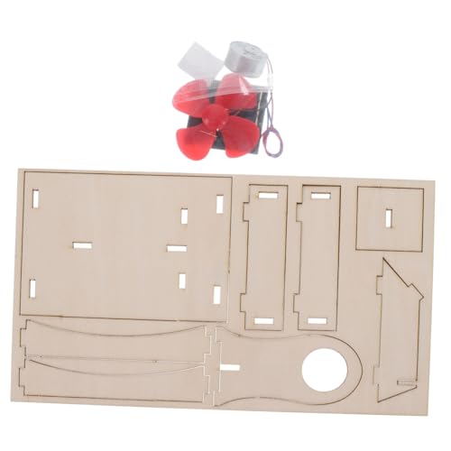 CORHAD DIY Solar Holzbausatz für Solar Betriebenes Wissenschaftsspielzeug Sicherer Holzmaterial Bausatz für Unabhängiges Denken Lernspielzeug für Mädchen und Jungen Geburtstagsgeschenk von CORHAD