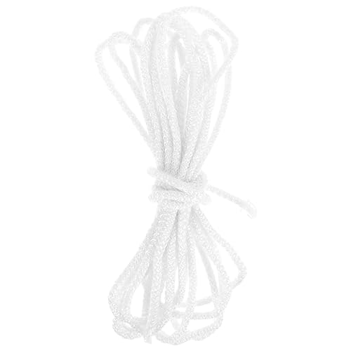 CORHAD Docht Aus Gestrickter Baumwolle Schneidbar 5 M 5 Mm Handgefertigt Docht Für Öllampen Für Projekte von CORHAD