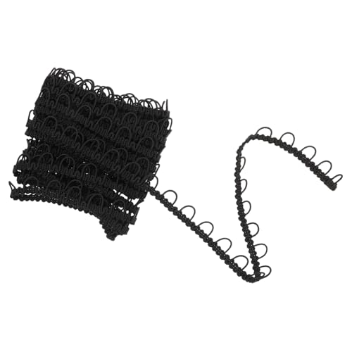 CORHAD Elastischer Spitzenbesatz Mit Knopfloch, 5 Meter Band Für Diy-nähprojekte, Brautdekorationen, Kleidungsverzierungen von CORHAD