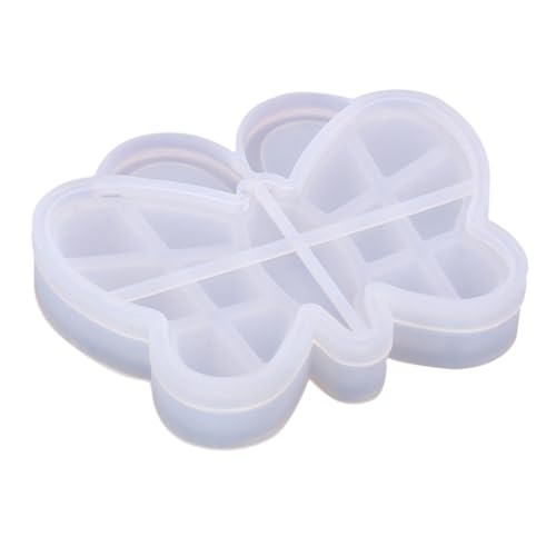CORHAD Epoxidharz Aufbewahrungsbox Silikonform mit Deckel Schmetterling DIY Gießform für Kristallklares Resin Schmuck Box Handwerk Geschenkidee von CORHAD