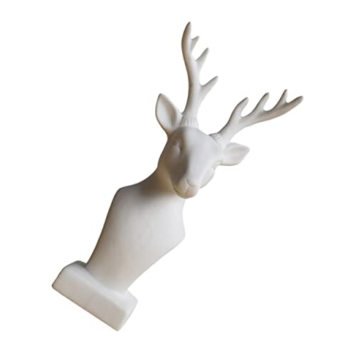 CORHAD Miniatur-hirschfigur Aus Keramik Für Den Schreibtisch Nordischer Stil Hirsch-Ornament Weiß 1 Stück CORHAD Miniatur-hirschfigur Aus Keramik Für Den Schreibtisch Nordischer Stil Hirsch-Ornament Weiß 1 Stück von CORHAD