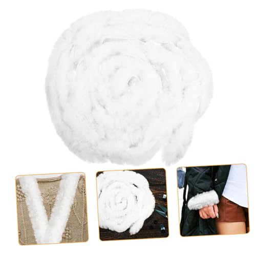 CORHAD Faux Fur Ribbon Trim Breit Weiß Waschbares Kunstfell Zierband zum Nähen DIY Stoffband für Kleidung Hüte Taschen Weihnachtsdeko Langlebig Reißfest Vielseitig Einsetzbar CORHAD Faux Fur Ribbon Trim Breit Weiß Waschbares Kunstfell Zierband zum Nähen DIY Stoffband für Kleidung Hüte Taschen Weihnachtsdeko Langlebig Reißfest Vielseitig Einsetzbar von CORHAD