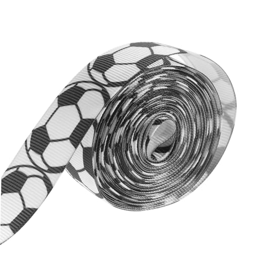 CORHAD Fußball Geschenkband Satinband Breit Strapazierfähig DIY Schleifen Geschenkverpackung Dekoband für Party und Basteln CORHAD Fußball Geschenkband Satinband Breit Strapazierfähig DIY Schleifen Geschenkverpackung Dekoband für Party und Basteln von CORHAD