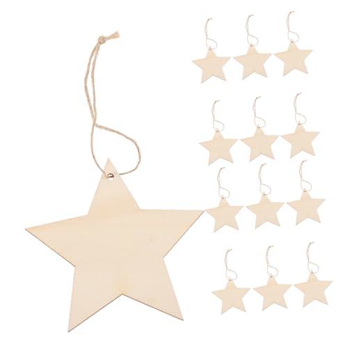 CORHAD Holzsterne zum Basteln Sternförmige Holzscheiben mit Bohrung DIY Holzornamente zum Hängen Valentinstag Dekoration Kreative Handarbeit Geschenke CORHAD Holzsterne zum Basteln Sternförmige Holzscheiben mit Bohrung DIY Holzornamente zum Hängen Valentinstag Dekoration Kreative Handarbeit Geschenke von CORHAD