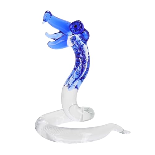 CORHAD Mini Schlange Figurine Handwerk Glas Tier Statue Feng Shui Kristall Schlange Chinesischen Neue Jahr Ornament von CORHAD