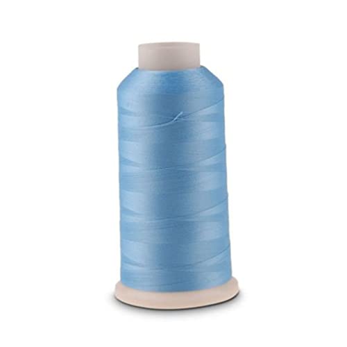 CORHAD Leuchtender Nähfaden Yards Leuchtendes Maschinenstickgarn in Himmelblau Weich für Babykleidung Taschen Strickprojekte und Mehr von CORHAD