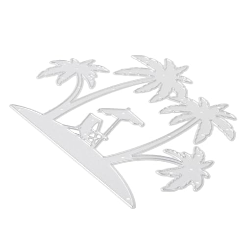 CORHAD Metall-stanzform Mit Strandmotiv Kokosnussbaum-stanzform Für Papierbasteln Kartenherstellung Stempel von CORHAD